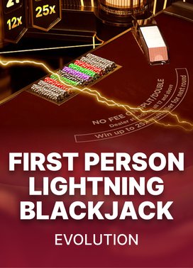 First Person Lightning Blackjack