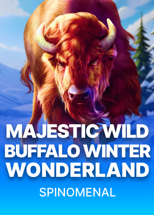 Majestic Wild Buffalo - Winter Wonderland