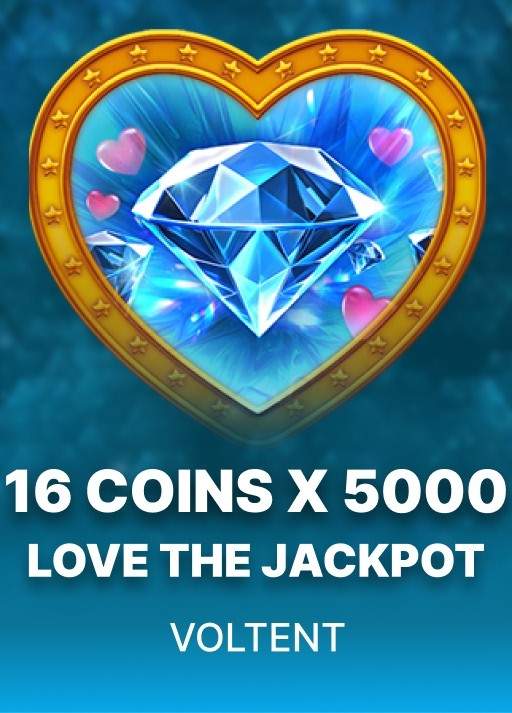 16 Coins X 5000 Love the Jackpot