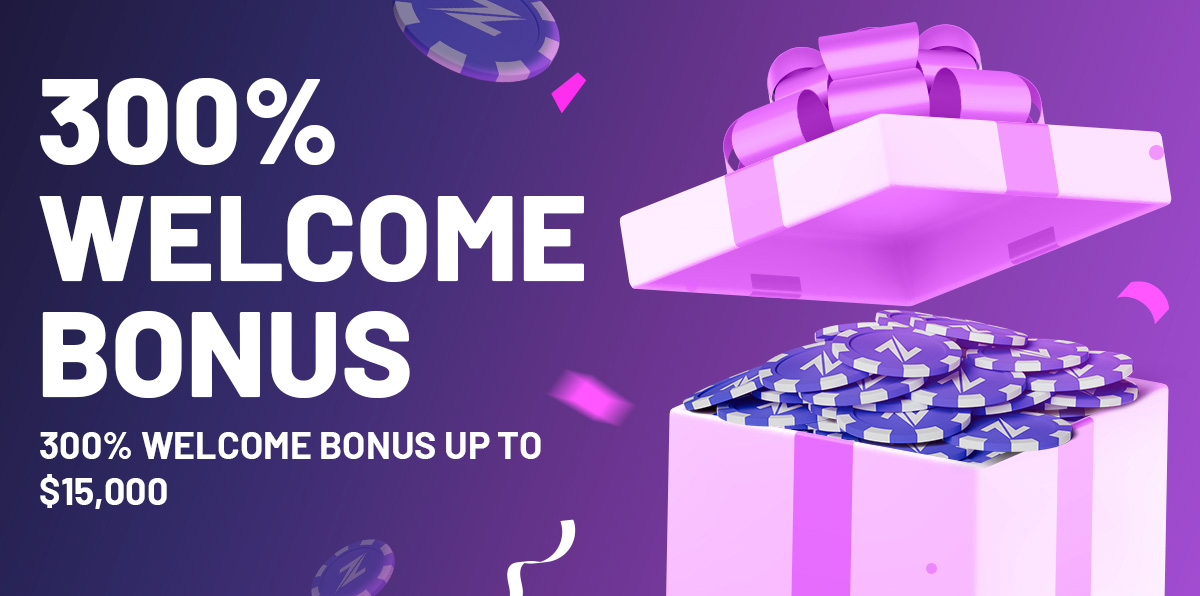 300% Welcome Bonus - Up to $15,000 USD!